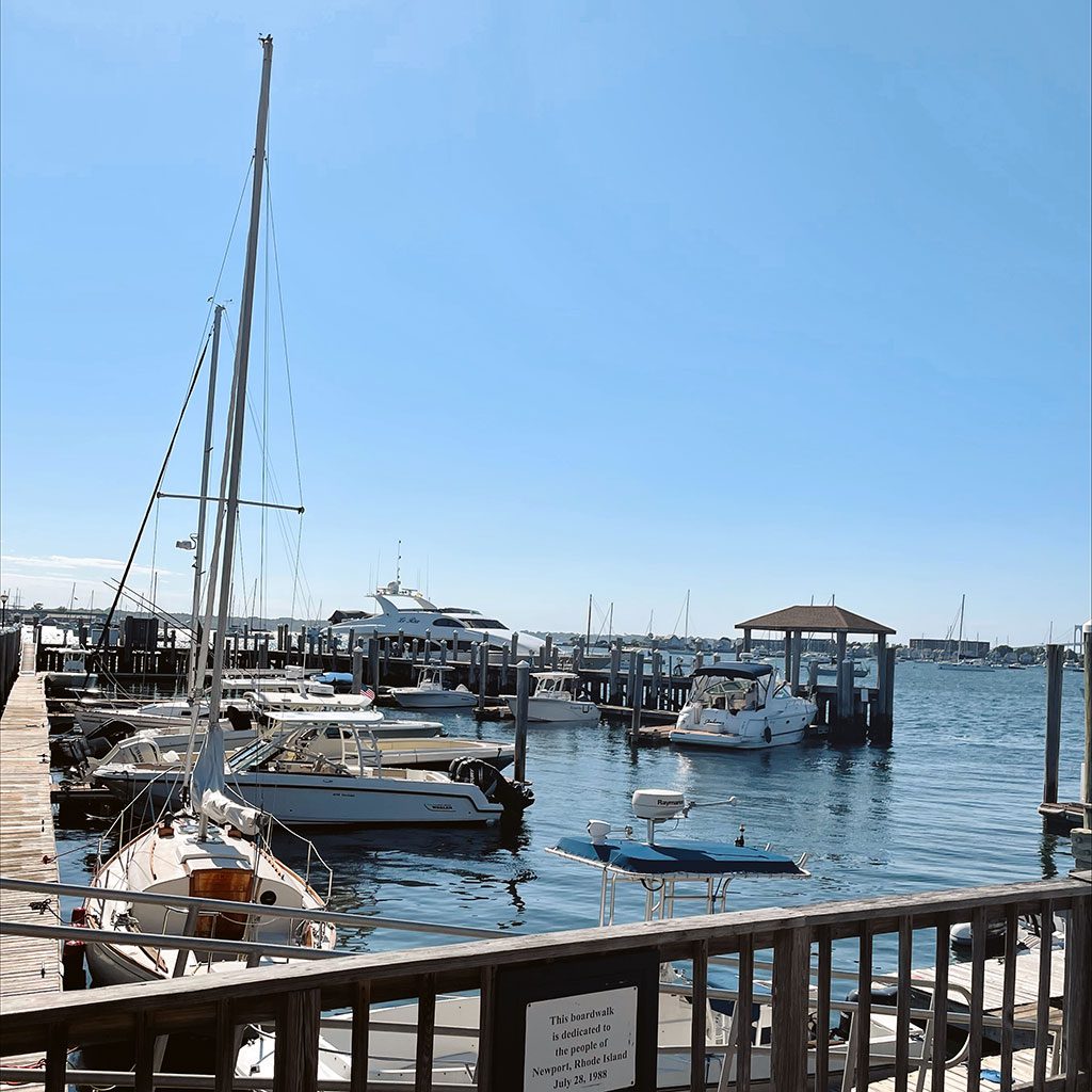 The Cliff Walk in Newport Rhode Island