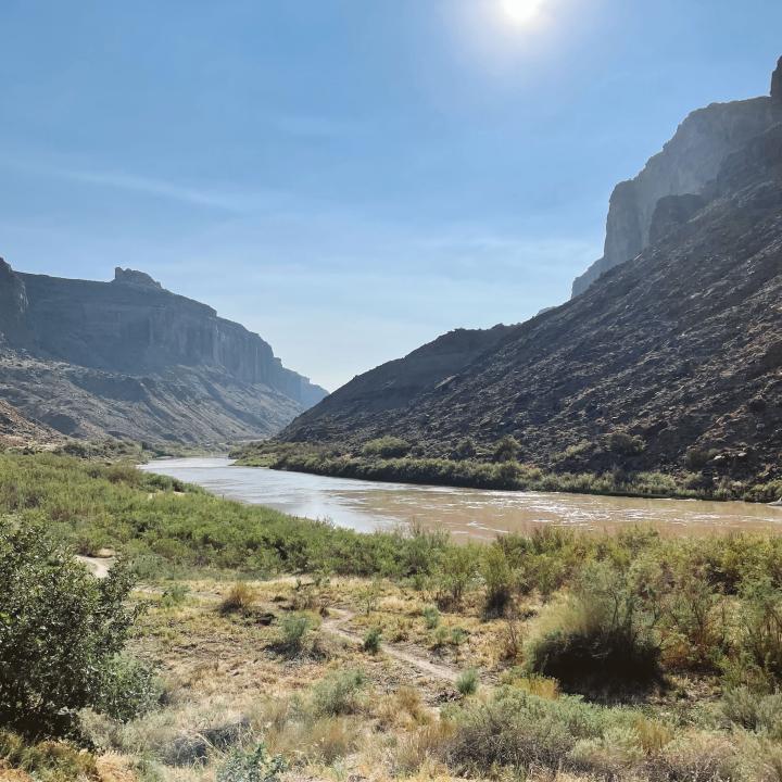 The Colorado River in Moab, Utah