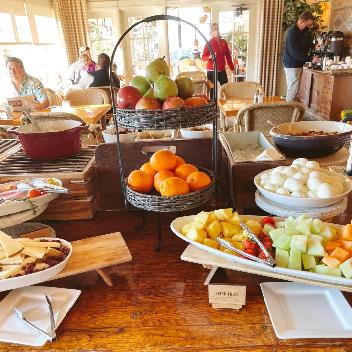 La Playa Hotel in Carmel breakfast