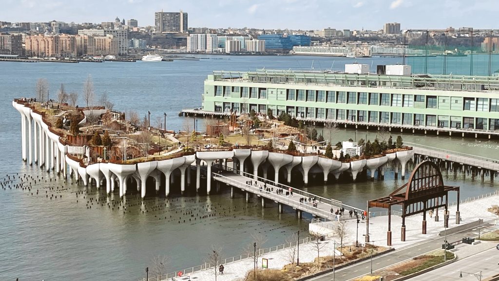 Little Island is one of the must see things in New York City