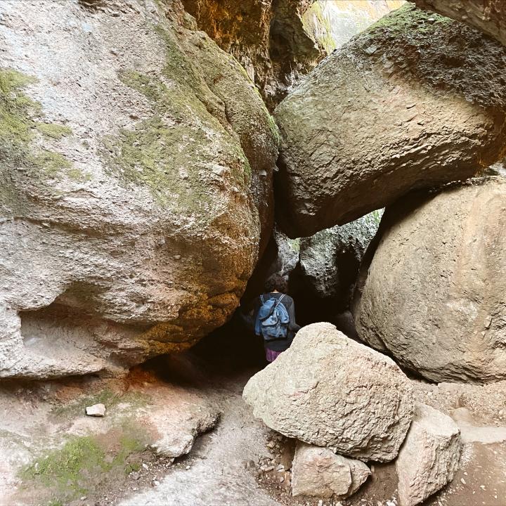 Best Hike In Pinnacles- cave entrance