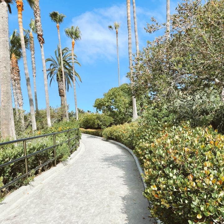 Walkway in Laguna Beach