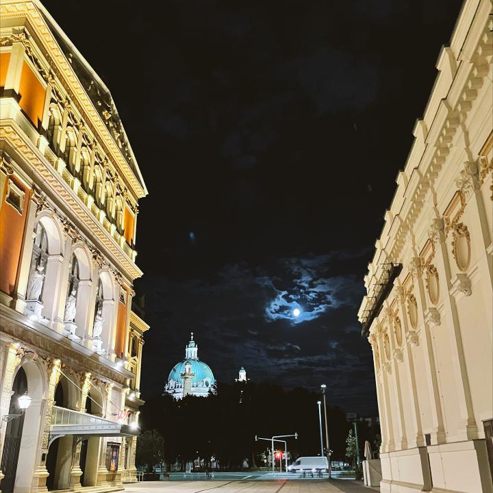 Vienna at night