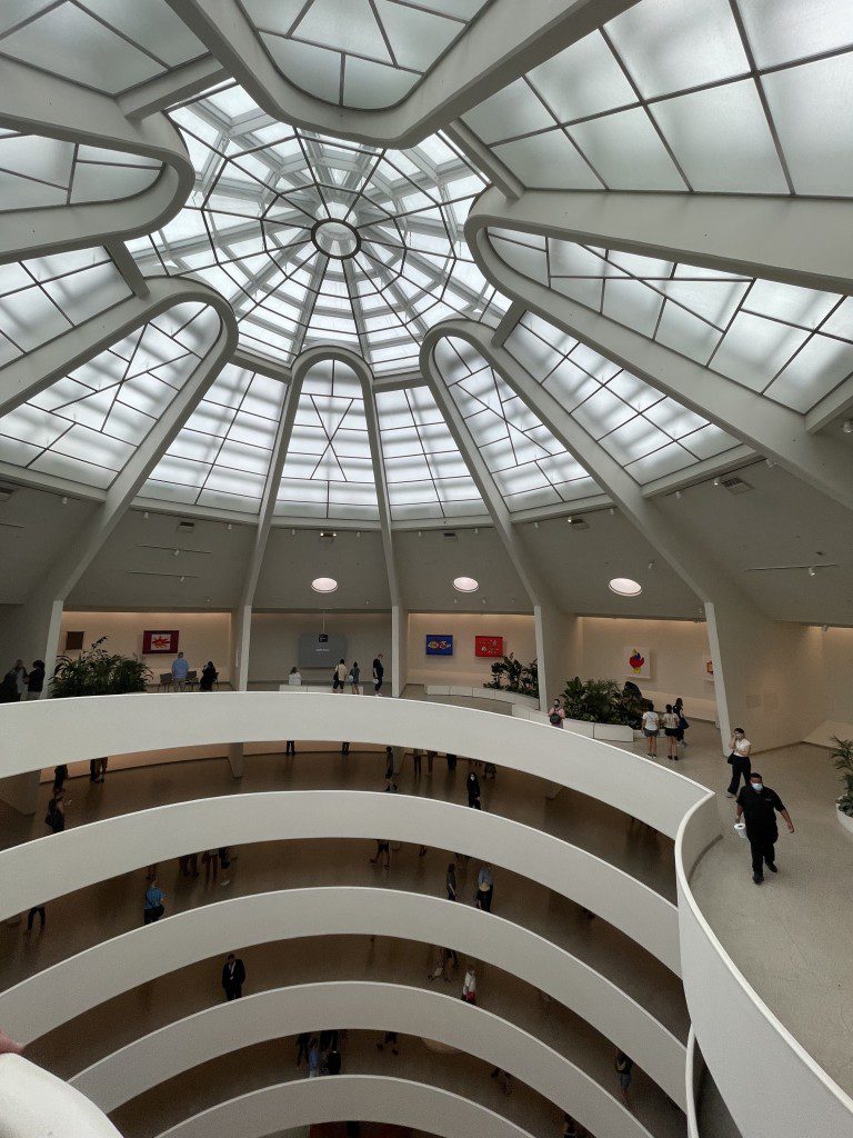 A view inside the Guggenheim Museum