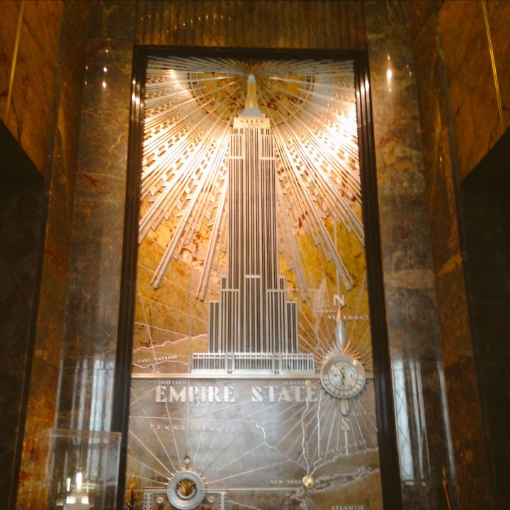 Entrance of the Empire State Building