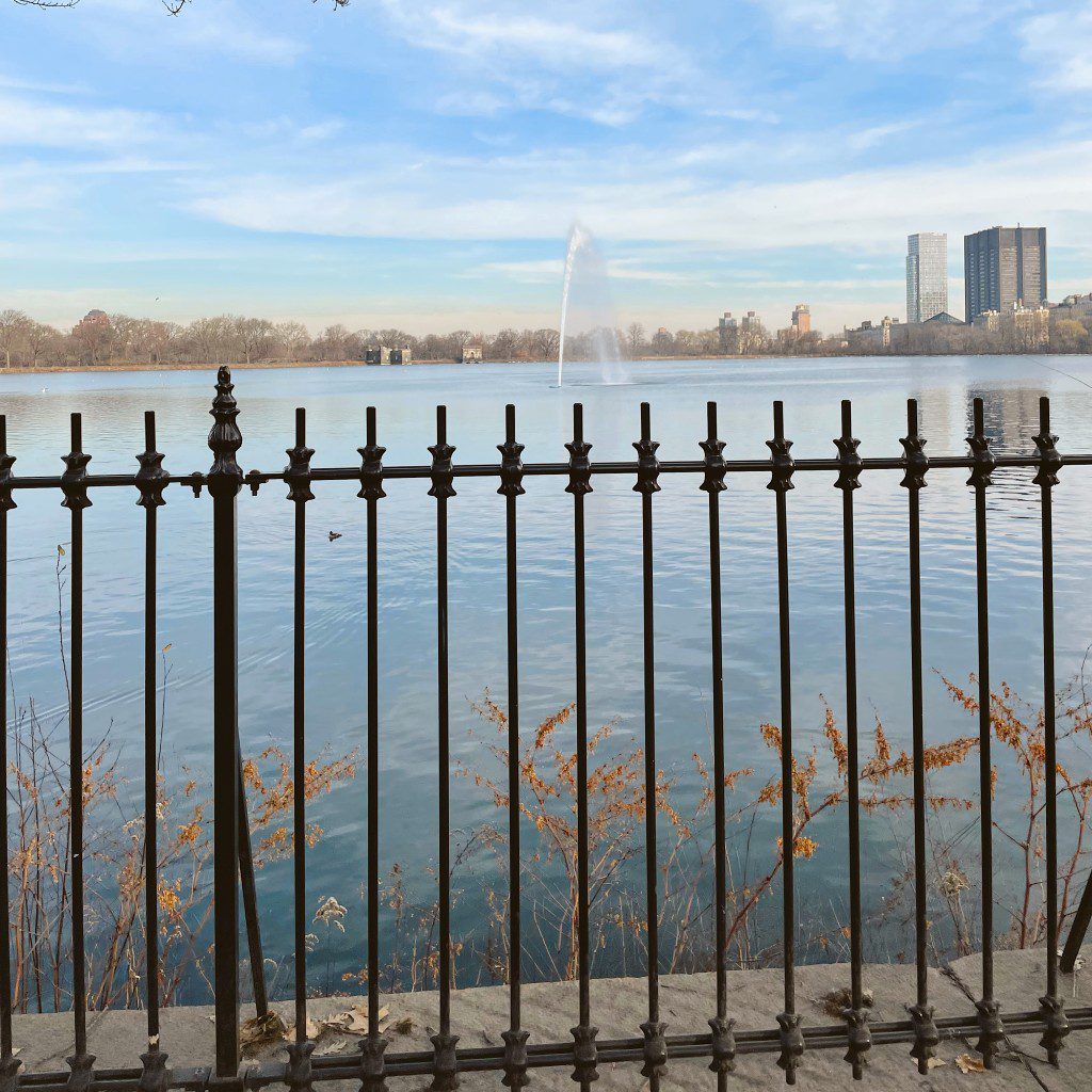 The noggin path of the Jaqueline Kennedy Onasis Reservoir in Central Park