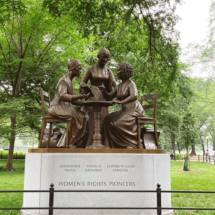 Central Park Statue women in literature