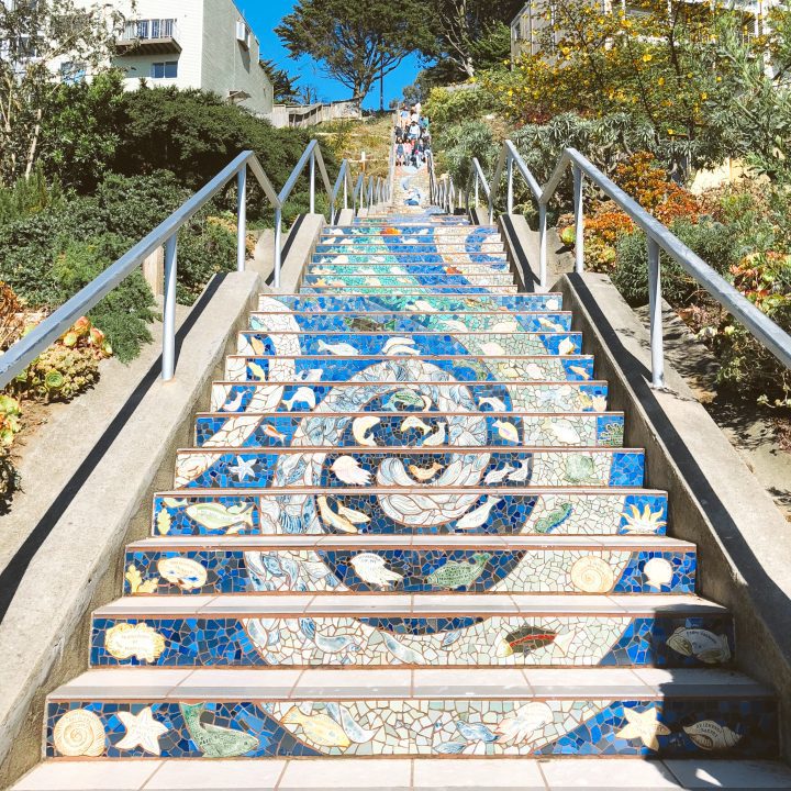 Tiled 16th St Steps inSan Francisco