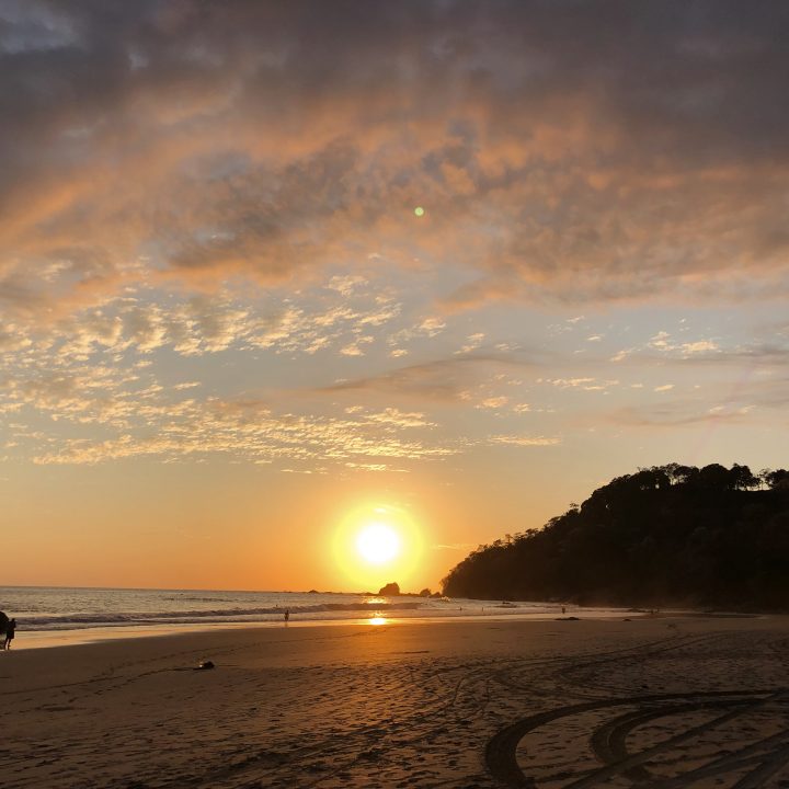 Sunset at Pebble Beach near hotels in Carmel with Ocean View