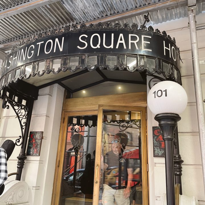 The Washington Square Hotel entrance