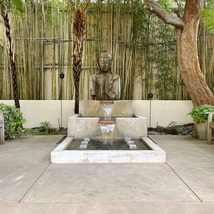 Zen Garden at Tradewinds Hotel in Carmel with Ocean View