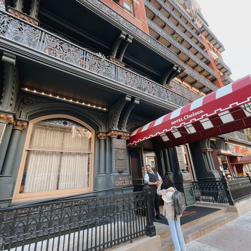 The awning of Hotel Chelsea