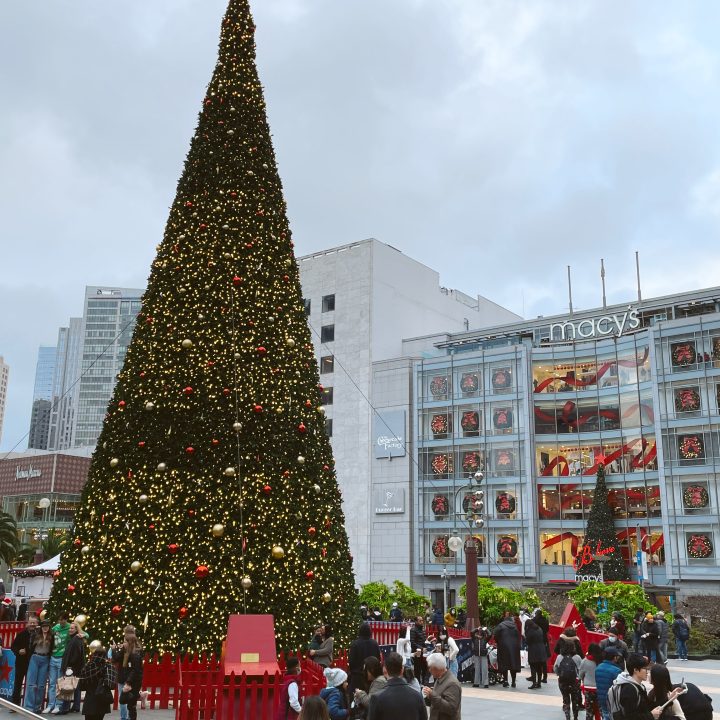 Union Square during San Francisco Christmas