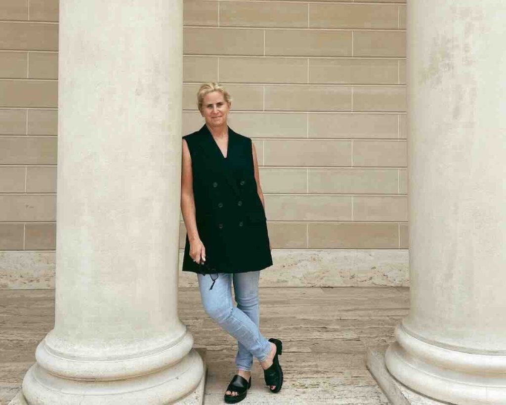 Carrie Green Zinn at the Legion of Honor Museum in San Francisco