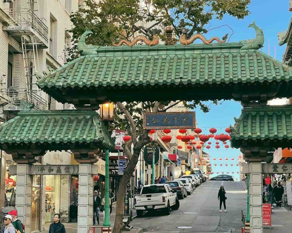 The gates of Chinatown in San Francisco