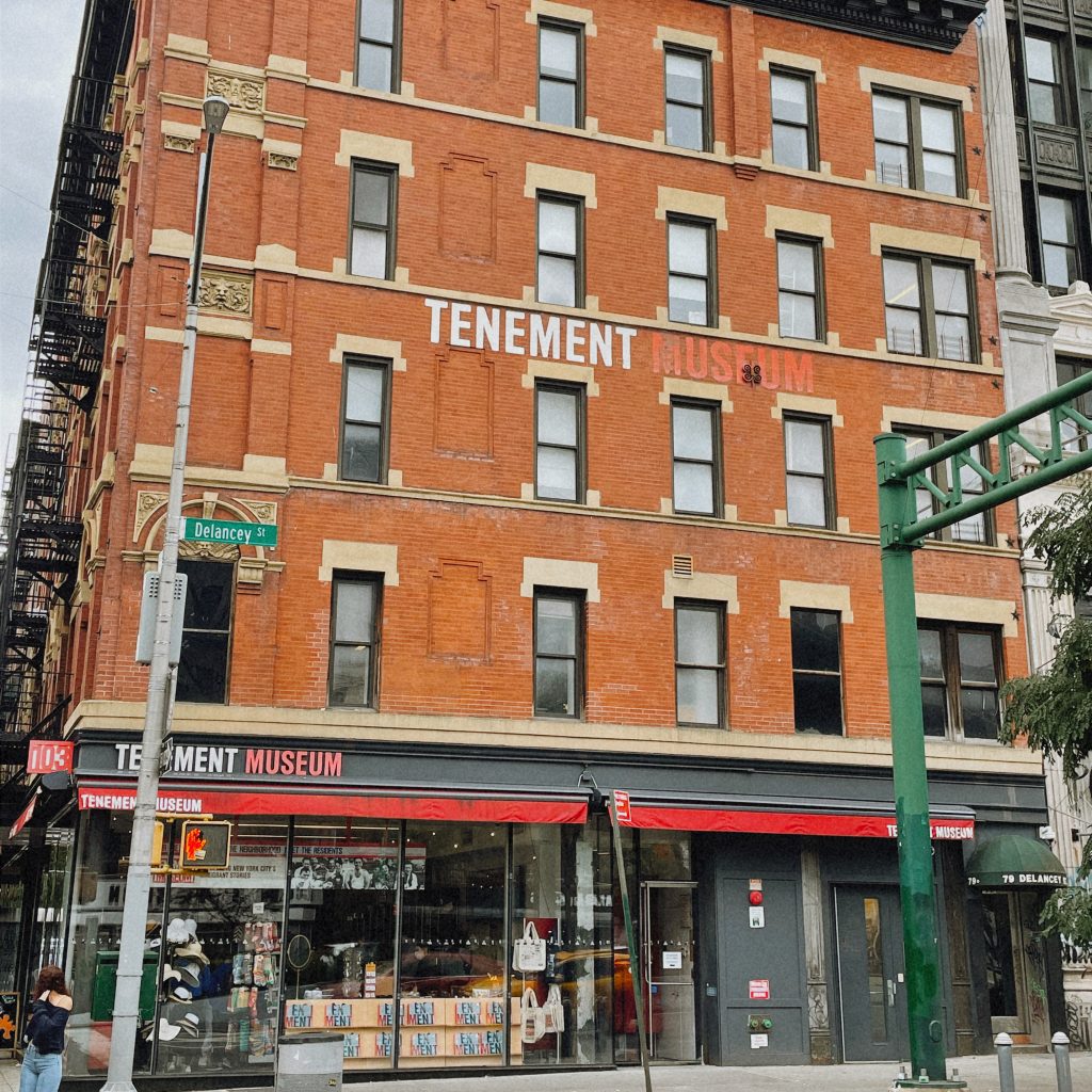 A view of the Tenement Museum in Lower Manhattan