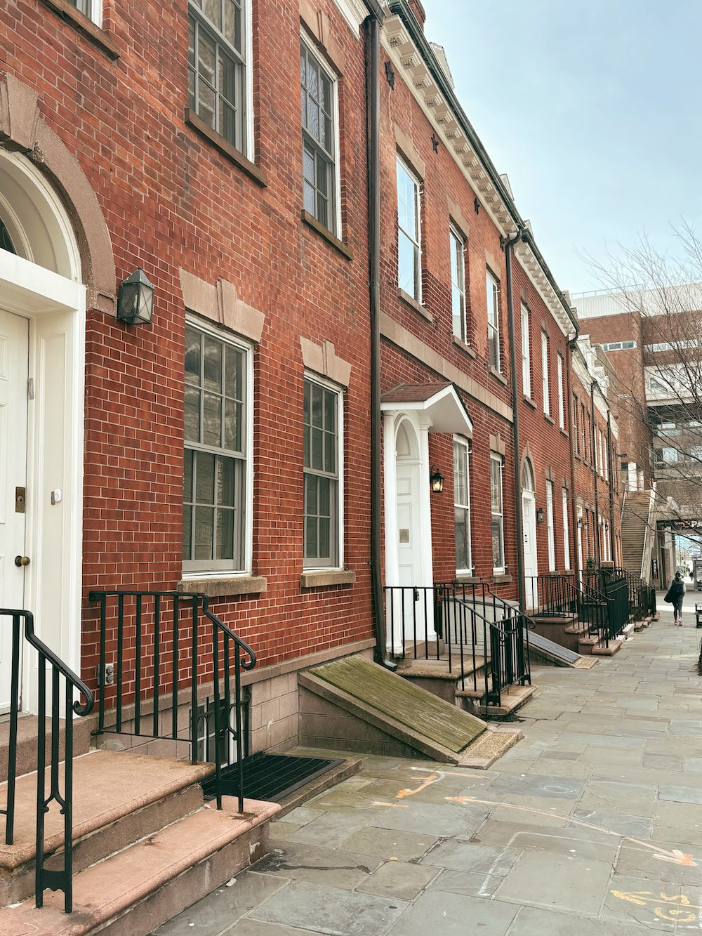 The Harrison Row Houses are one of the things to see in Tribeca