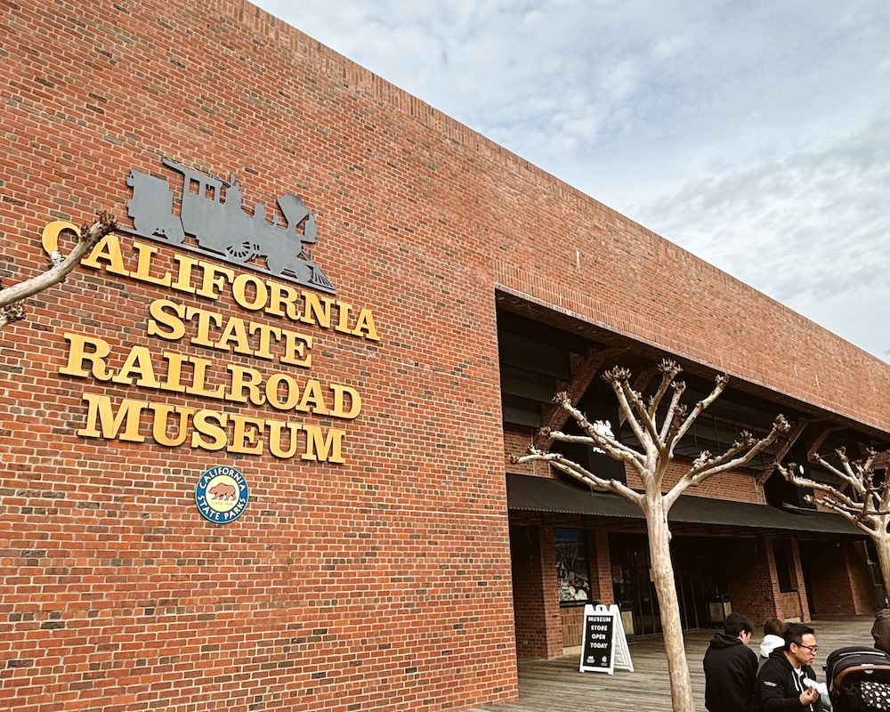 The California State Railroad Museum is in Old Sacramento