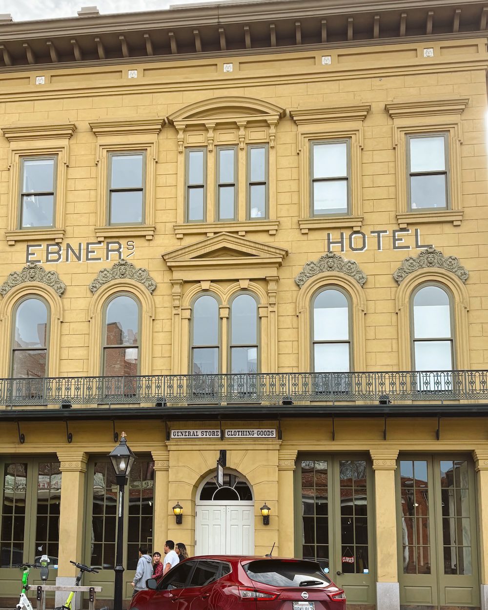 The old hotel in Old Sacramento is worth seeing