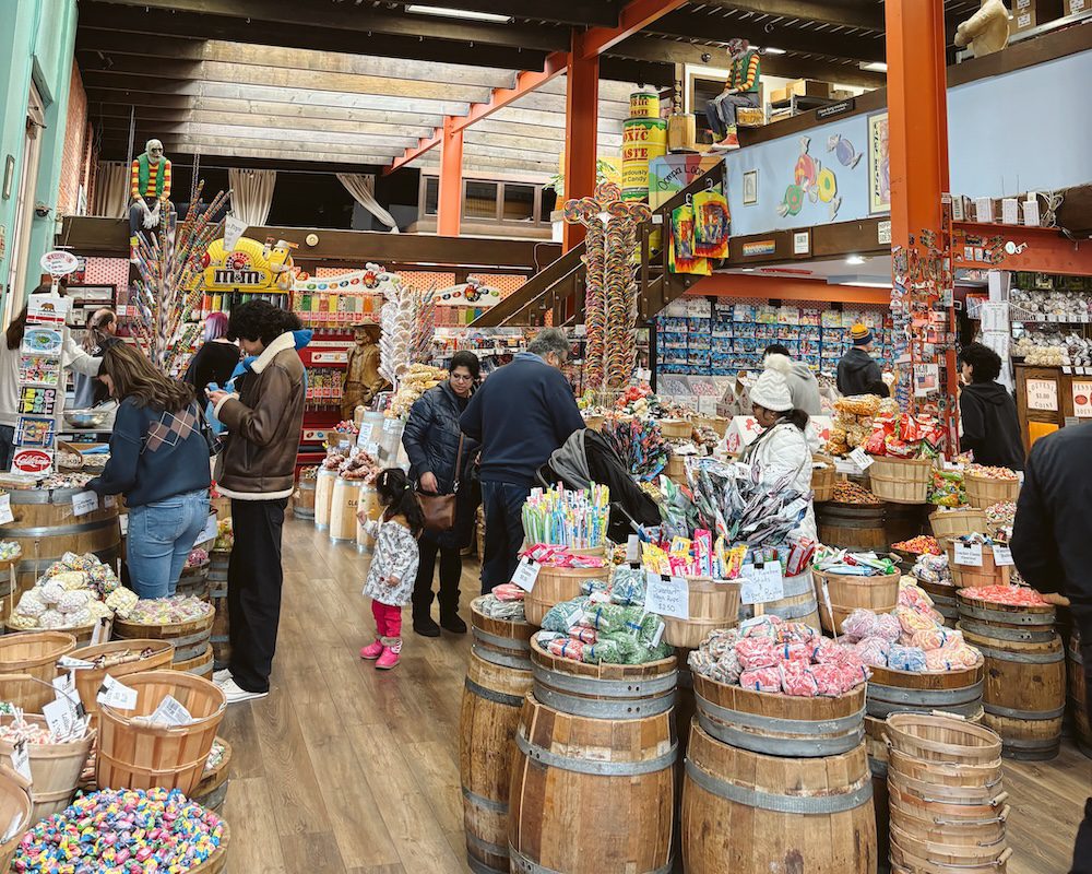 The famous Candy Heaven penny candy store in Old Sacramento is worth visiting