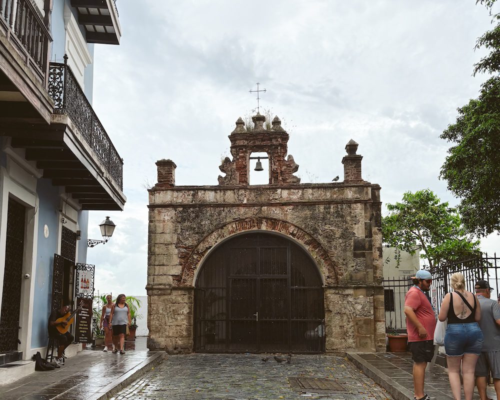 Chapel of Christ at the end of the Calle de Cristo in Old San Juan, one of the main sites in the city.