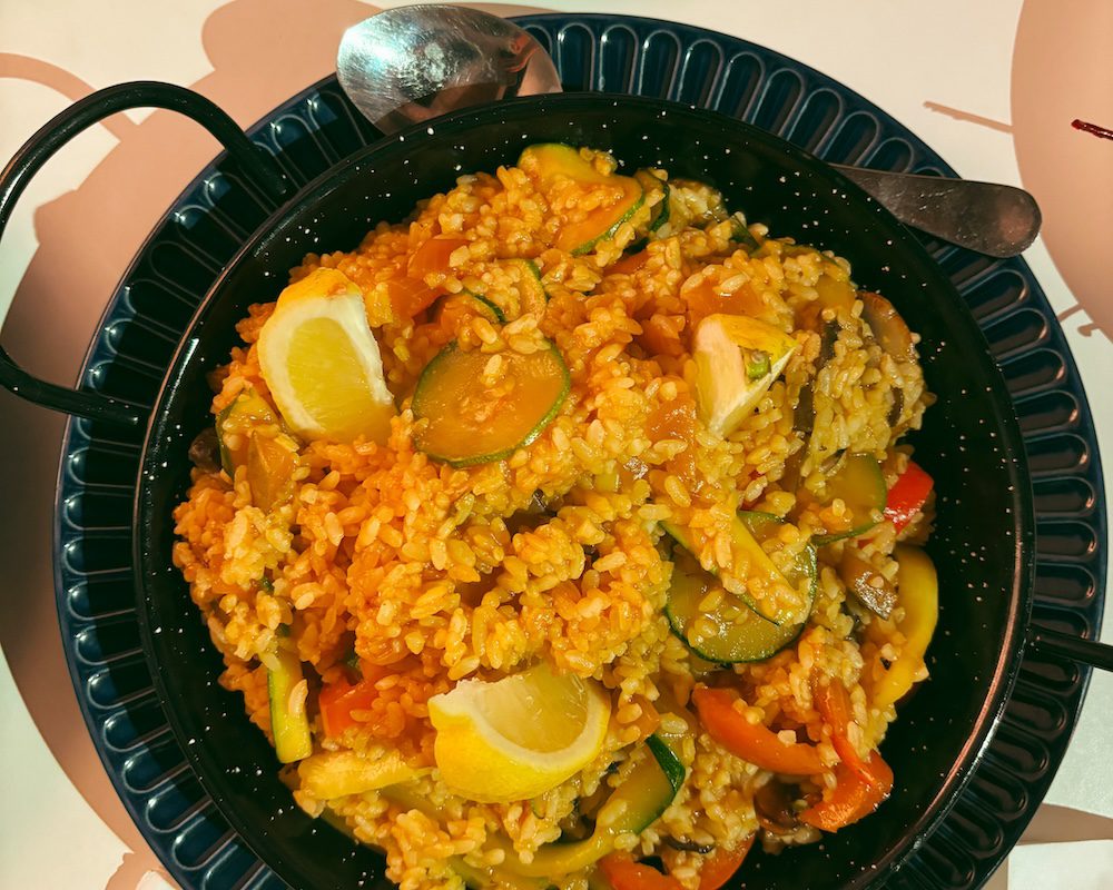 Paella at El Champi in Old San Juan