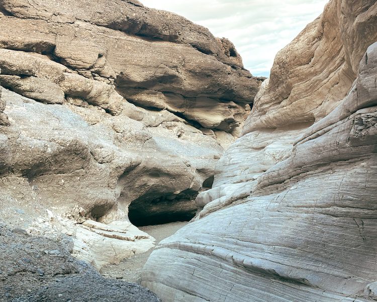 Smooth sandstone rock in Death Valley National Park