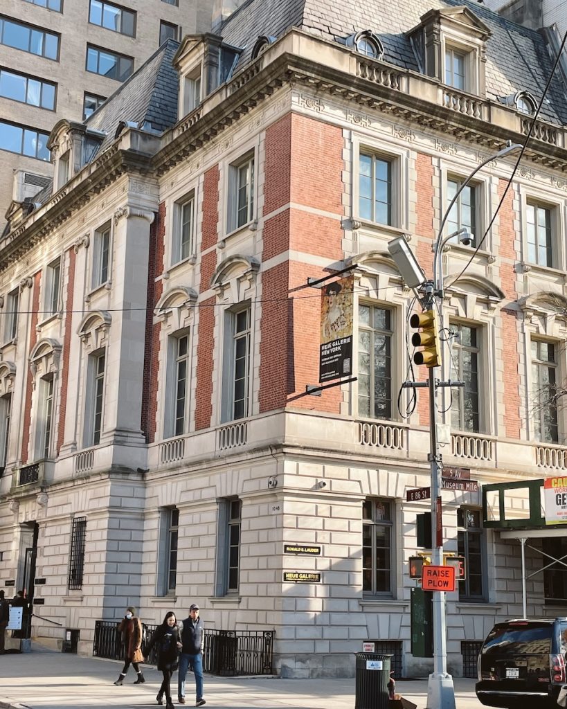 The Neue Galerie on Fifth Avenue in New York City
