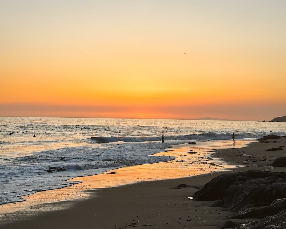 A sunset in Laguna Beach
