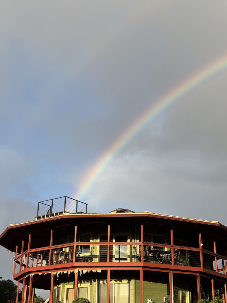 A rainbow in Maui