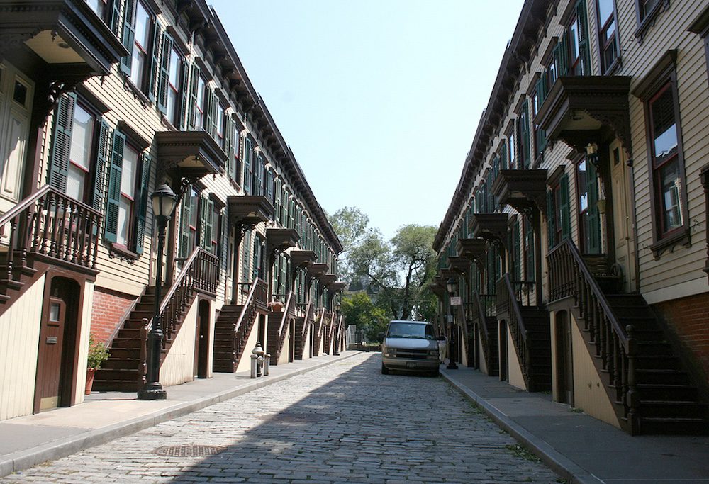 Sylvan Terrace withers historic wooden houses is a hidden gem in NYC
