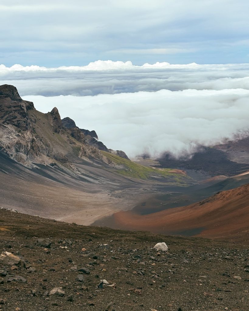 A view of the Haleakala Crater