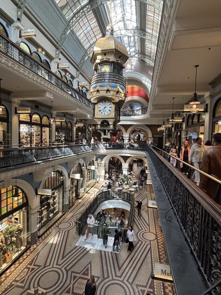 The ornate and stunning Queen Victoria Building