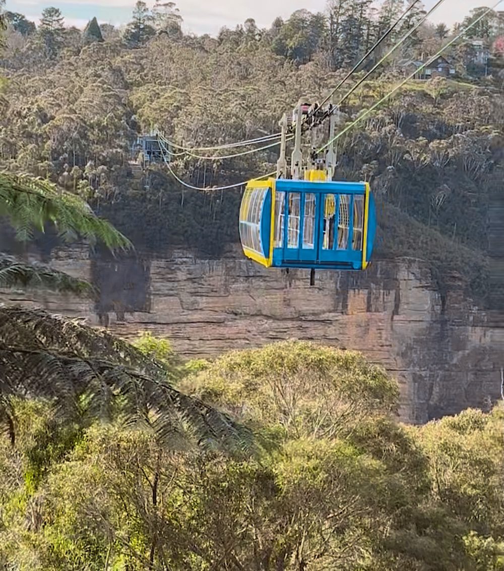 The Scenic Cable Car in Scenic World Katoomba