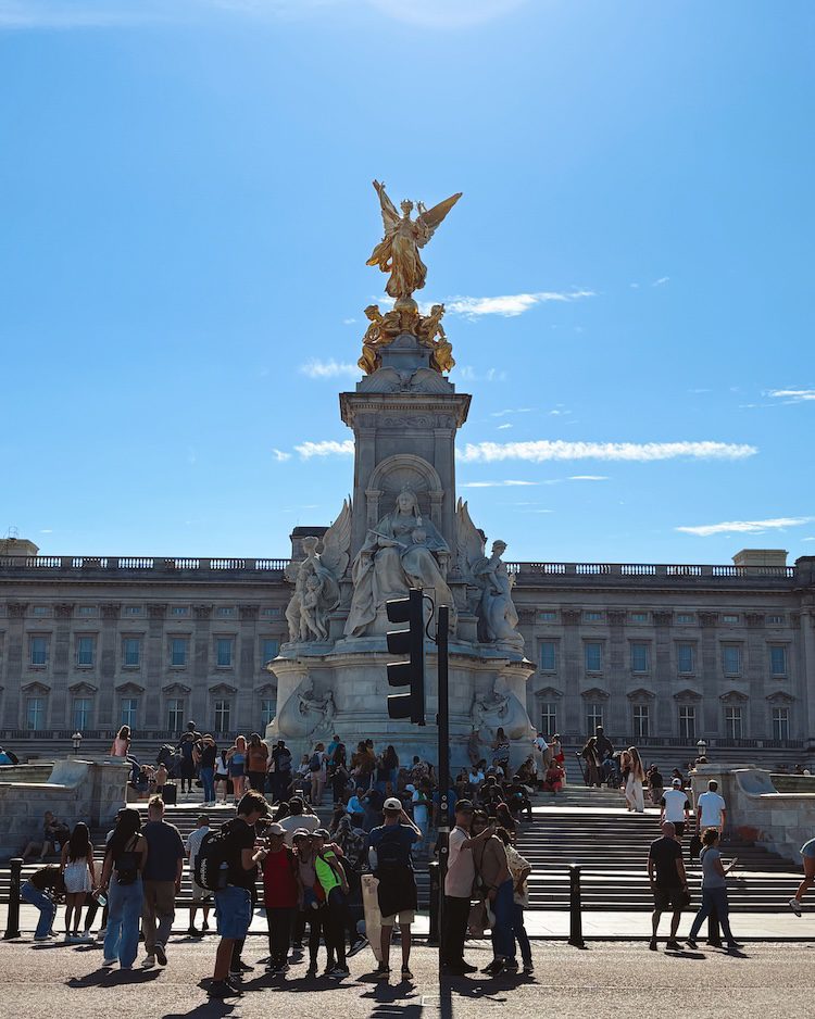 Picadilly Circus  statue in London.