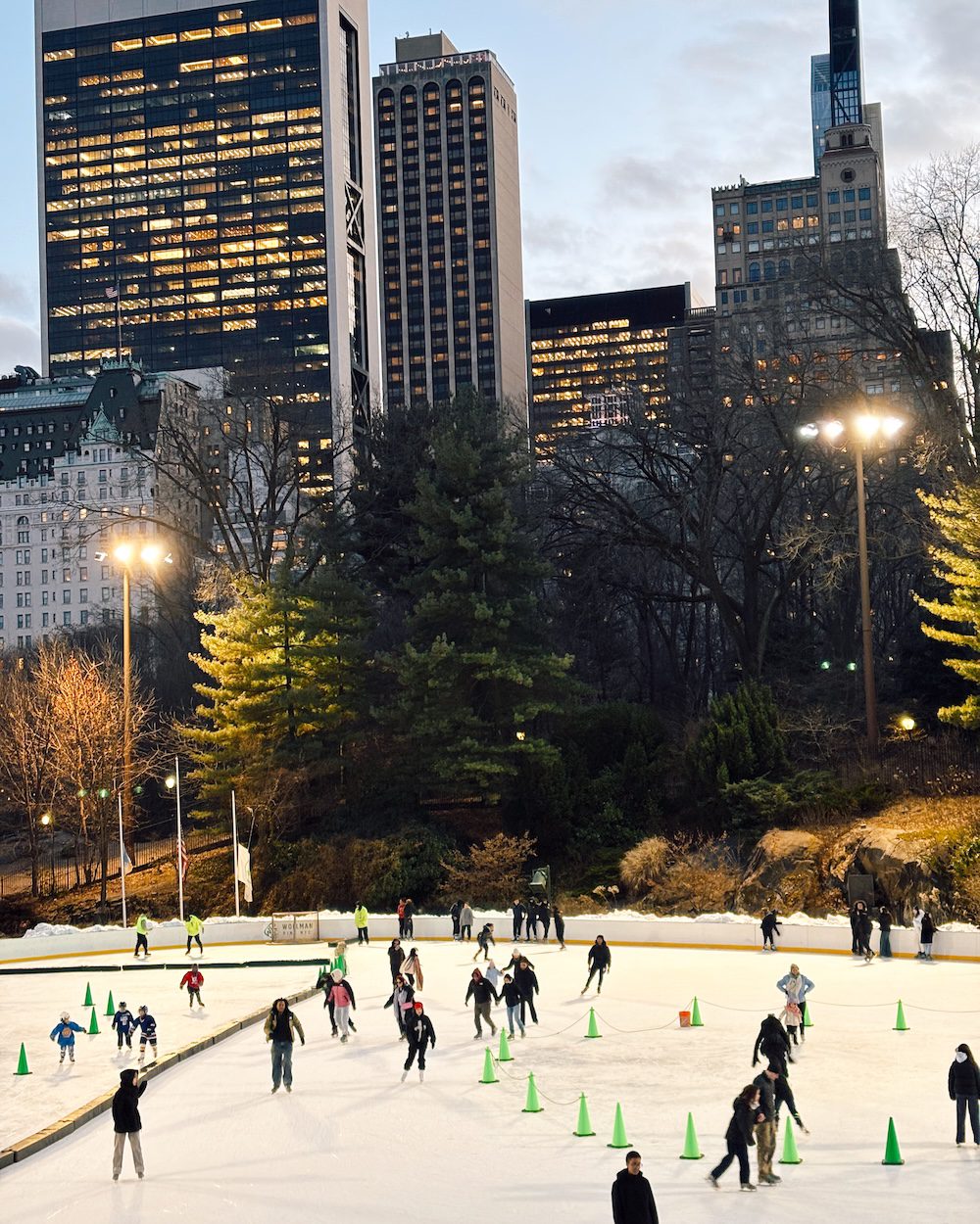 The Wollman Ice Skating Rink in Central Park