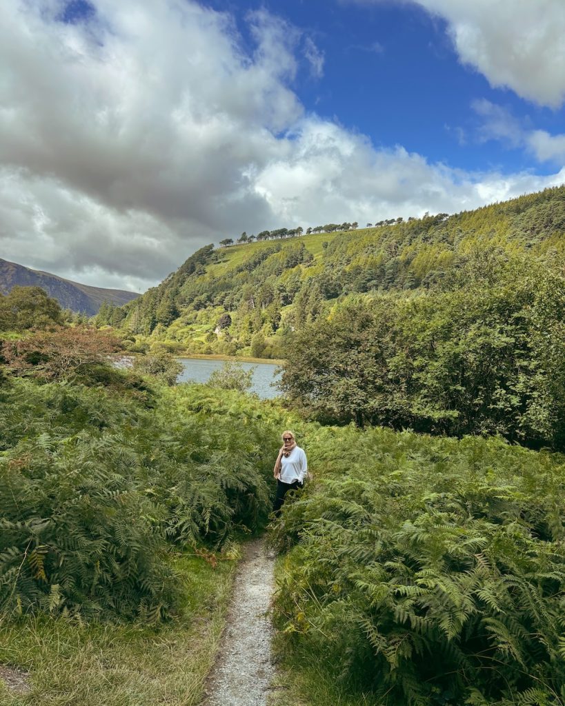 Carrie Green-Zinn in Glendalough, Ireland