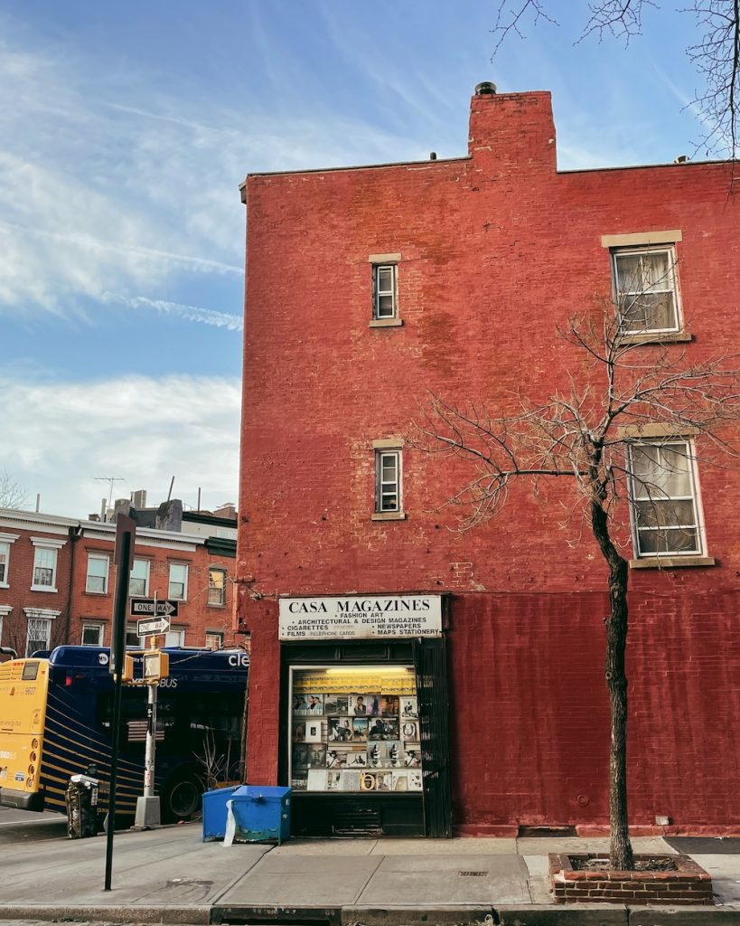 The Casa Magazine Store in New York City is a great stop on a winter day.