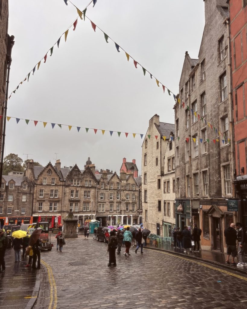 The Royal Mile in Edinburgh, Scotland