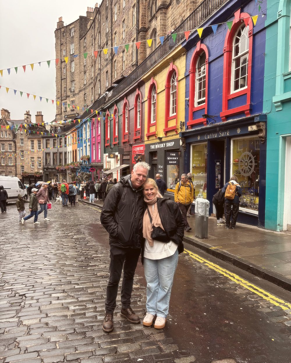 Carrie Green-Zinn and Dann Zinn in Edinburgh, Scotland