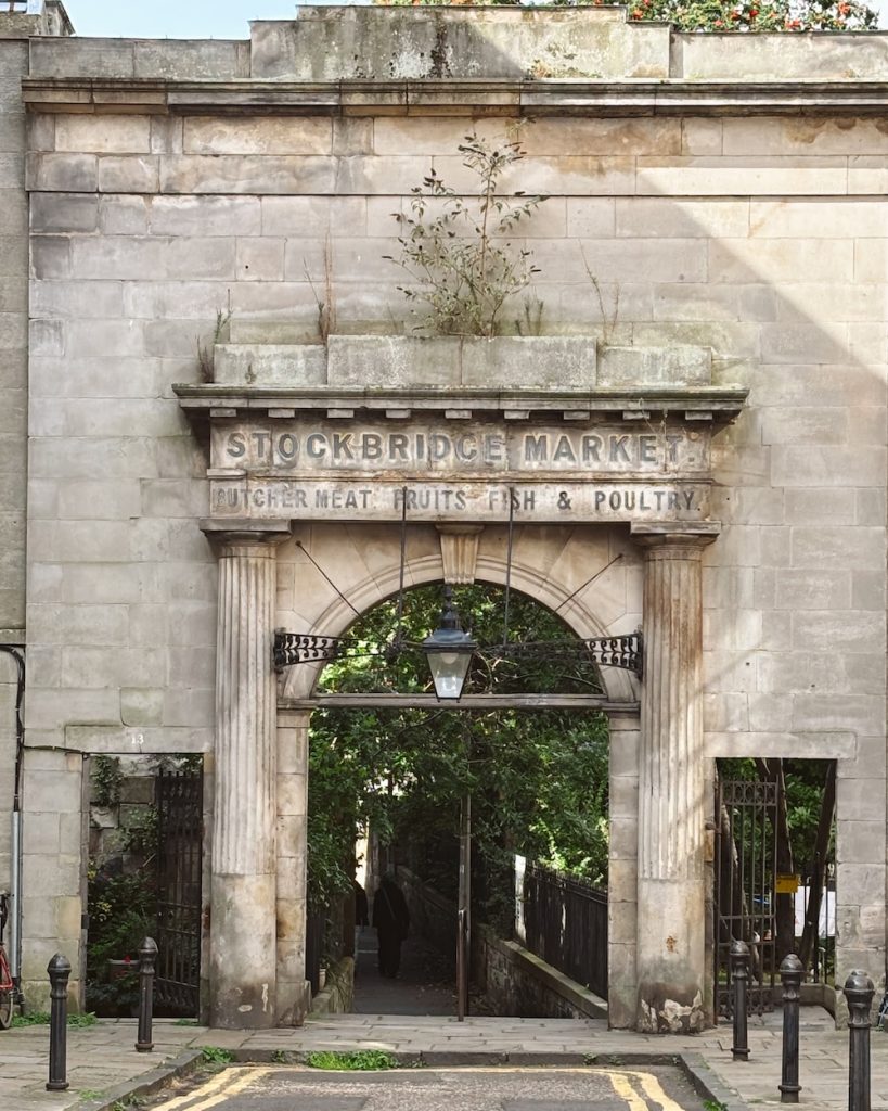 The Stockbridge Market in Edinburgh