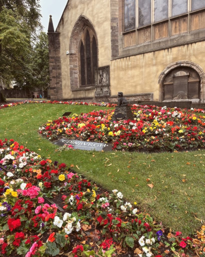 The Greyfriars cemetery in Edinburgh