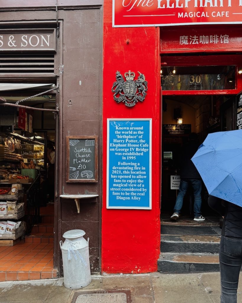 The Elephant House Cafe in Edinburgh, Scotland
