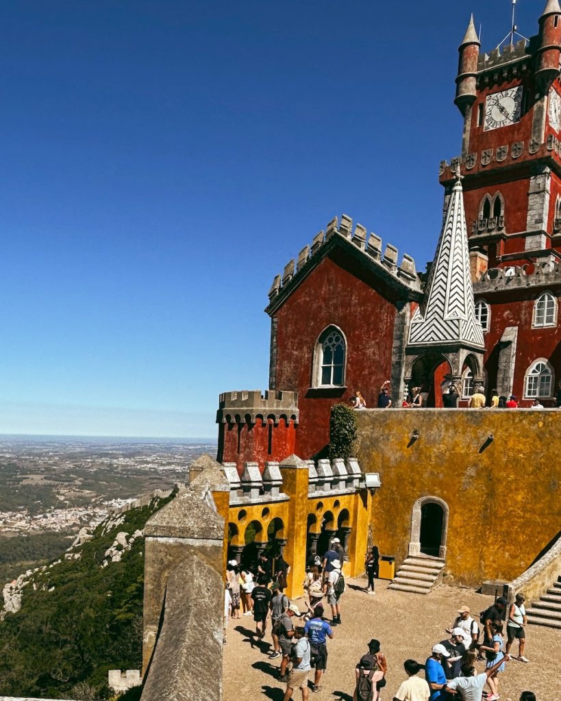 The Pena Palace in Sintra, Portugal