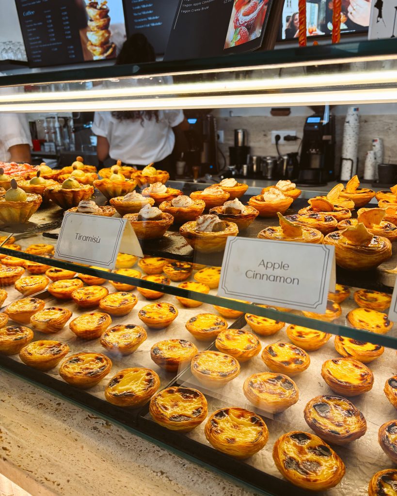 Pastries in Lisbon, Portugal