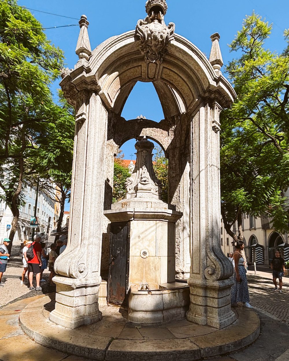 Largo do Carmo square in Lisbon