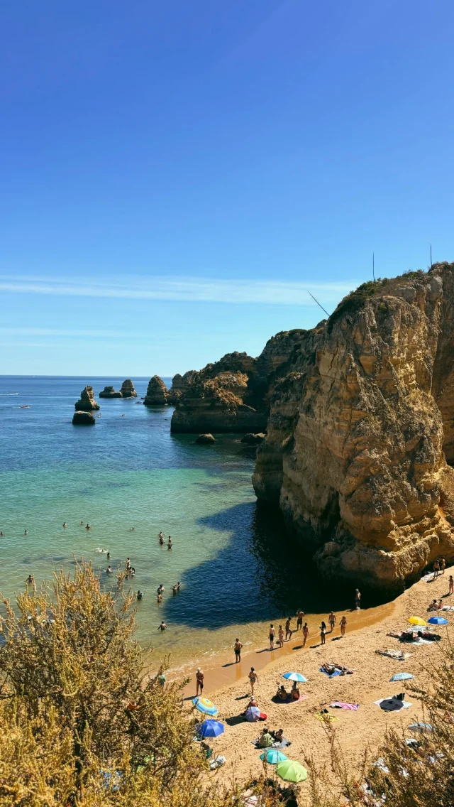 When you fantasize about a bucket list, dream destination-
You need to add Lagos, Portugal to that list! 

➡️ Spend days on the beach.
➡️ Hike the cliffs.
➡️ Have dinner in the walled city.
➡️ Kayak through the Ponta da Piedade rock formations.

Is the Algarve Coast on your bucket list?

#lagosportugal #portugal #algarvecoast #pontadepiedad